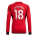 Manchester United Casemiro #18 Voetbalkleding Thuisshirt 2023-24 Lange Mouwen